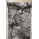 Tapis de couloir SILVER Marble marbre gris