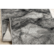 Tapis de couloir SILVER Marble marbre gris