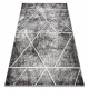 Teppich MATEO 8031/644 Modern, geometrisch, Dreiecke - Strukturell grau