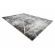 Tapete MATEO 8031/644 Moderno, geométrico, triângulos - estrutural cinza 