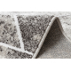 Teppich MATEO 8031/944 Modern, geometrisch, Dreiecke - Strukturell grau / beige