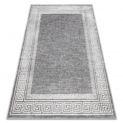 ORGANIC 2743 sisal carpet Tree ring stump ecru / grey – natural, modern irregular shape