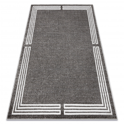Carpet MATEO 8034/644 Modern frame - structural grey