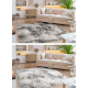 Tappeto MATEO 8035/944 Moderno foglie di palma - strutturale grigio / beige