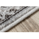 Tappeto MATEO 8037/644 Moderno cornice, fiori - strutturale grigio