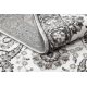 Tappeto MATEO 8037/644 Moderno cornice, fiori - strutturale grigio