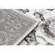 Tappeto MATEO 8037/644 Moderno cornice, fiori - strutturale grigio