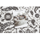 Tappeto MATEO 8037/644 Moderno cornice, fiori - strutturale grigio