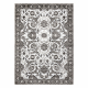 Tappeto MATEO 8037/944 Moderno cornice, fiori - strutturale grigio / beige