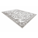 Tappeto MATEO 8037/944 Moderno cornice, fiori - strutturale grigio / beige