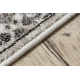 Tappeto MATEO 8037/944 Moderno cornice, fiori - strutturale grigio / beige