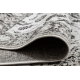 Tapis MATEO 8037/944 Moderno cornice, fiori - strutturale grigio / beige