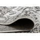 Tappeto MATEO 8037/944 Moderno cornice, fiori - strutturale grigio / beige