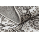 Tappeto MATEO 8037/944 Moderno cornice, fiori - strutturale grigio / beige