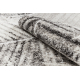 Kulatý koberec MATEO 8035/944 Moderní palmové listy - strukturální šedá / béžový