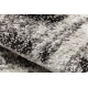 Teppich MATEO 8035/944 Kreis Modern Palmenblätter - Strukturell grau / beige