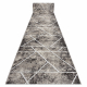 Alfombra de pasillo MATEO 8031/944 Moderna, geométrica, triángulos - estructural gris / beige
