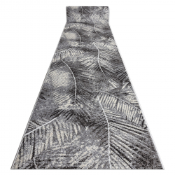 Runner MATEO 8035/644 Modern palm leaves - structural grey