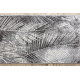Løper MATEO 8035/644 Moderne palm blader - strukturell grå