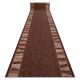Alfombra de pasillo con refuerzo de goma LINEA marrón 67cm