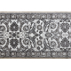 Futo szőnyeg MATEO 8037/644 Modern keret, virágok - szerkezeti szürke
