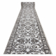 Passatoia MATEO 8037/944 Moderno cornice, fiori - strutturale grigio / beige
