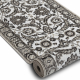Passatoia MATEO 8037/944 Moderno cornice, fiori - strutturale grigio / beige