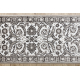 Passatoia MATEO 8037/944 Moderno cornice, fiori - strutturale grigio / beige
