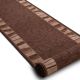 Доріжка килимова антиковзаючий LINEA коричневий 100cm