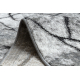 Moderne teppeløper COZY 8873 Sprekker, Sprukket betong - strukturell to nivåer av fleece mørk grå