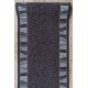 Доріжка килимова антиковзаючий LINEA сірий 80cm