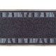 Vloerbekleding met rubber bekleed LINEA grijskleuring 80cm