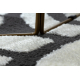 модерен килим SAMPLE Le Monde B8629A миди крем / черен