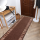 Доріжка килимова антиковзаючий LINEA коричневий 67cm