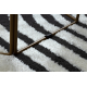 Moderní koberec SAMPLE Le Monde B8597A geometrická krémová / černá