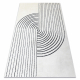 Tæppe moderne SAMPLE Le Monde 95497 geometrisk creme / sort