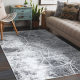 Modern Teppich SAMPLE Sunset B8769A Marmor - Strukturell zwei Ebenen aus Vlies grau / hellgrau