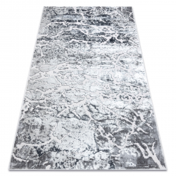 сучасний килим SAMPLE Sunset B8774A бетон - Structural два рівні флісу сірий / світло-сірий