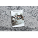 Preproga SAMPLE Sunset B8776A sodobni Ornament vintage - Strukturni, dve ravni flisa siva / svetlo siva
