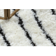 Tappeto moderne SAMPLE Le Monde B8587A geometrico crema / nero