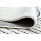 модерен килим SAMPLE Le Monde B8587A геометричен крем / черен
