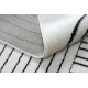 Tappeto moderne SAMPLE Le Monde B8587A geometrico crema / nero