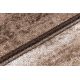 Alfombra de pasillo con refuerzo de goma RAMA marrón 100cm