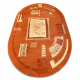 Matta oval TUREK 3074 Blad terra