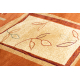 Carpet oval TUREK 3074 Leaves terra