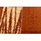 Teppich oval TUREK 3074 Blätter terra