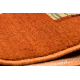 Carpet oval TUREK 3074 Leaves terra