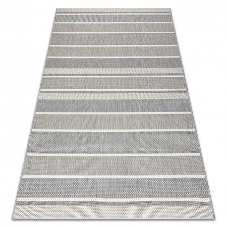 Sisal tapijt SISAL FLAT 22206025 Strepen grijs / beige 