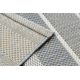 Sisaltæppe SISAL FLAT 22206025 Bælter hvid grå / beige