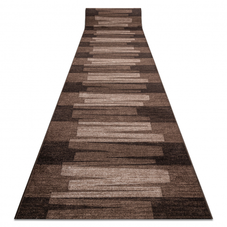 Vastag csúszásgátló futó szőnyeg VIA VENETO barna
